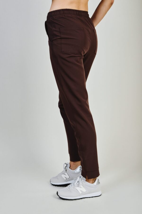 women's slim fit medical trousers with back